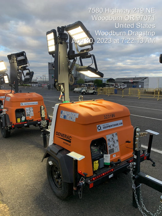 2023 Generac MLT2 Diesel, Flex Switch 120V Input, Powerzone Controller, (4) 320W LED Lights, 4kW Generator, 39.9 Gal Fuel Tank, 2" Ball, T3