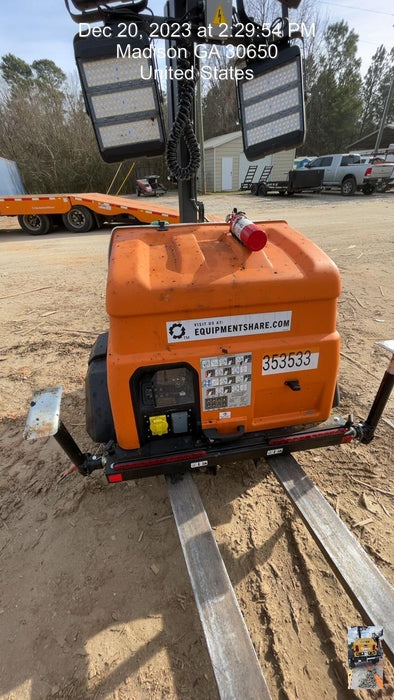 2023 Generac MLT2 Diesel, Flex Switch 120V Input, Powerzone Controller, (4) 320W LED Lights, 4kW Generator, 39.9 Gal Fuel Tank, 2" Ball, T3