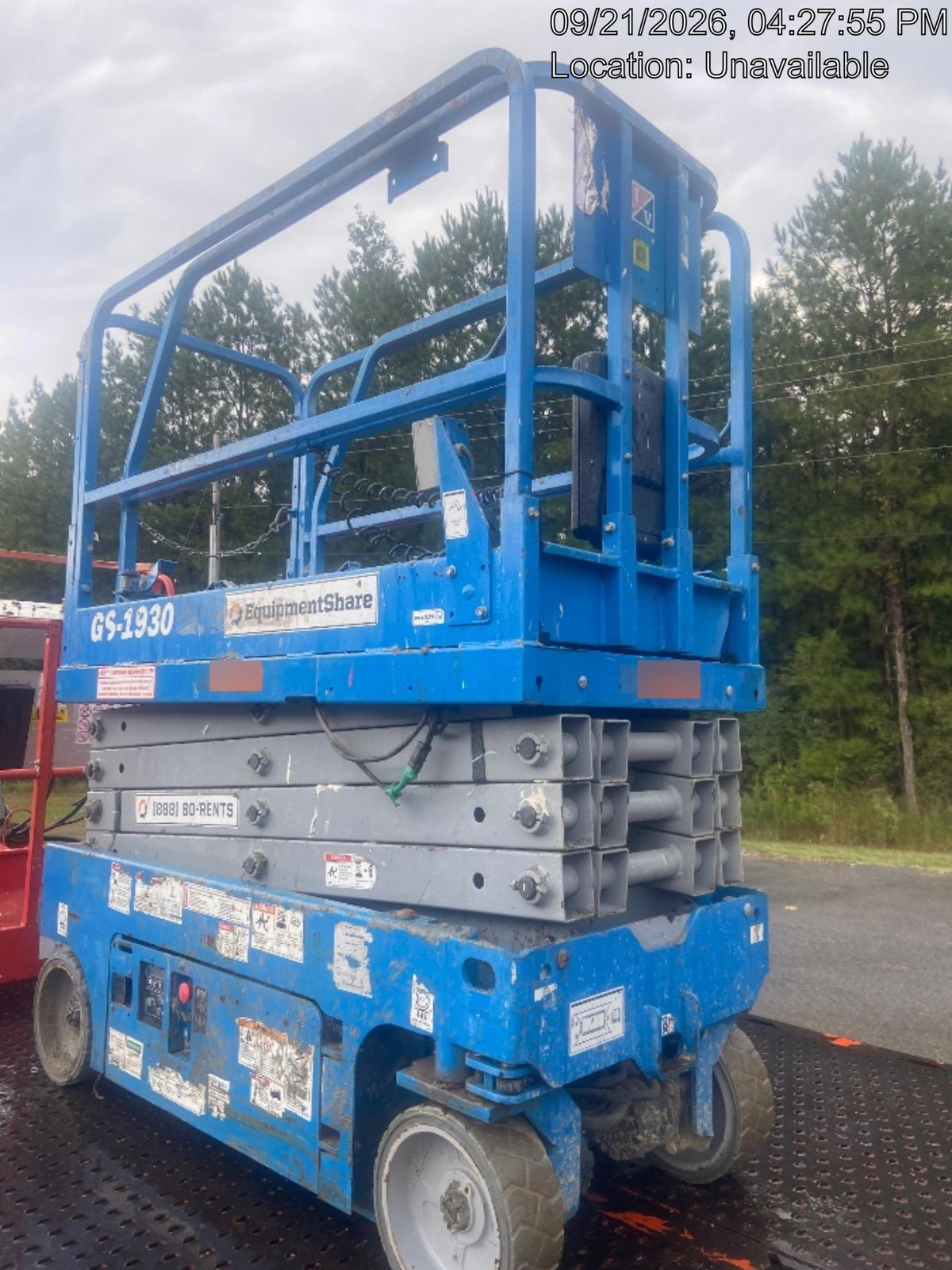 2020 Genie GS-1930 Fixed rails with chain entry gate - Pre A92.20