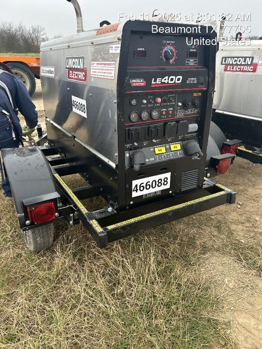 2024 Lincoln Electric LE400 Kubota V1505, Trlr, Cable Rack, Light Kit, ES Decals, T3