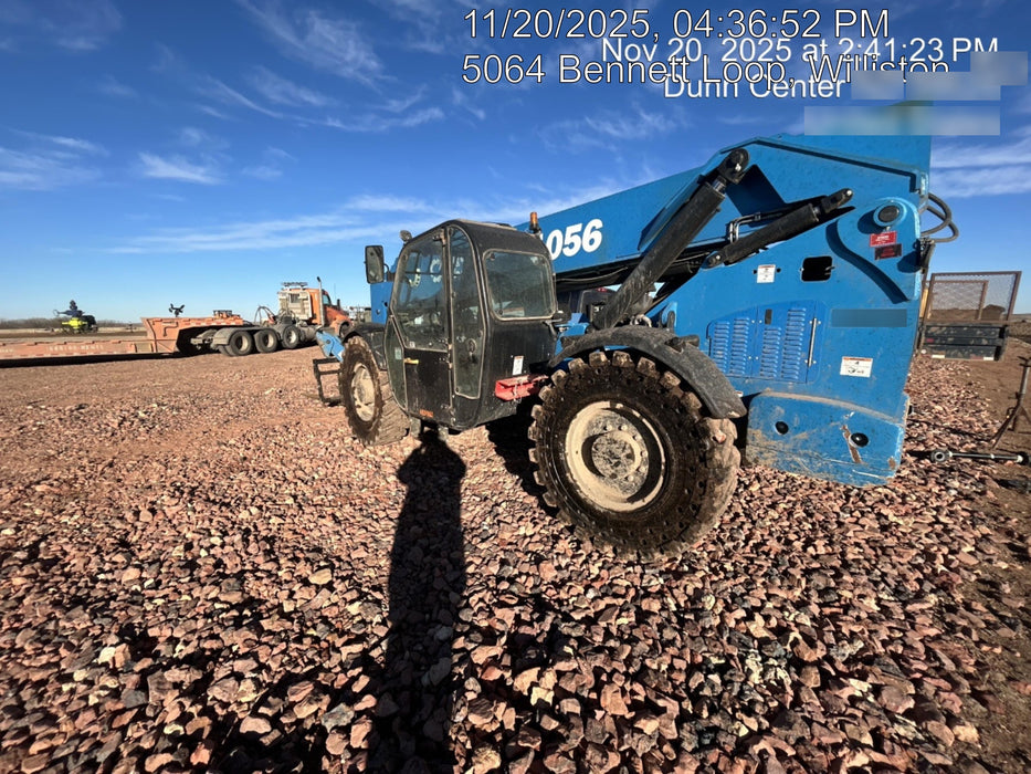 2019 Genie GTH-1056 6' Forks* Genie GTH-1056 w/Enclosed Cab w/HVAC, Work Lights, Solid Tires, Beacon, 60" Carriage and Forks