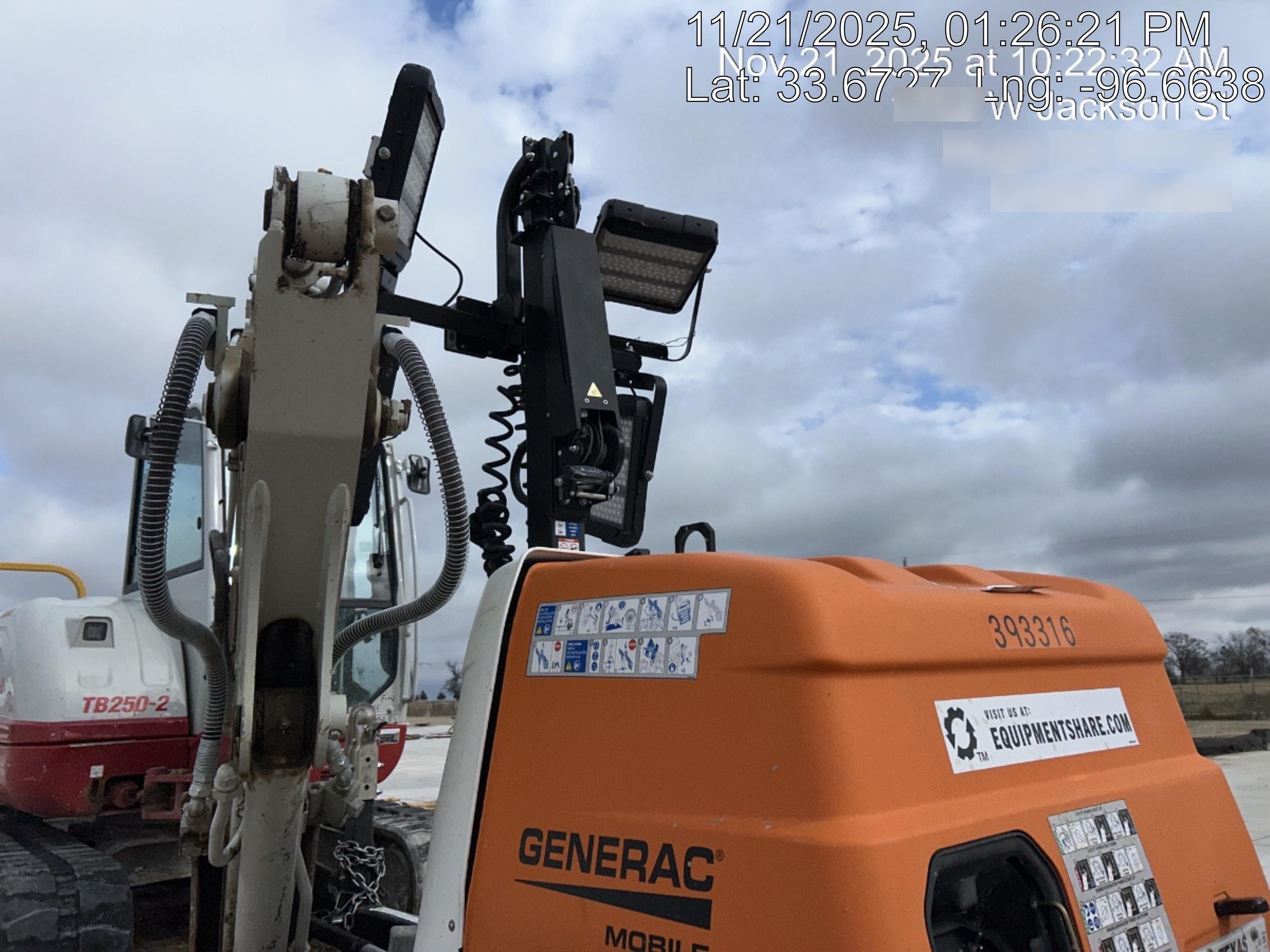 2024 Generac MLT2 Diesel, Flex Switch 120V Input, Powerzone Controller, 
(4) 320W LED Lights, 4kW Generator, 39.9 Gal Fuel Tank, 2" Ball, T3