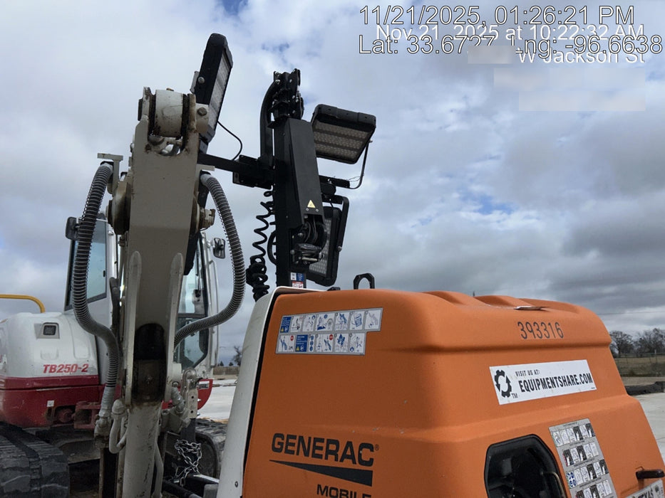 2024 Generac MLT2 Diesel, Flex Switch 120V Input, Powerzone Controller, 
(4) 320W LED Lights, 4kW Generator, 39.9 Gal Fuel Tank, 2" Ball, T3