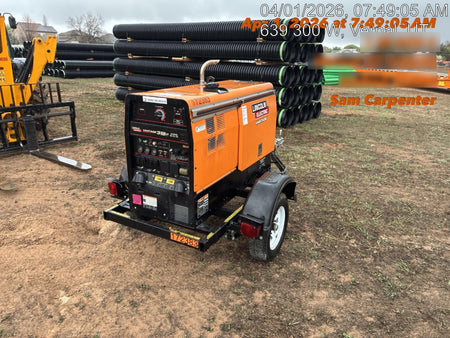 2021 Lincoln Electric Vantage 322 Vantage 322 Ready Pak 3 w/ Decals, ORANGE (includes trailer, cable rack, fender light kit) NO Telematics