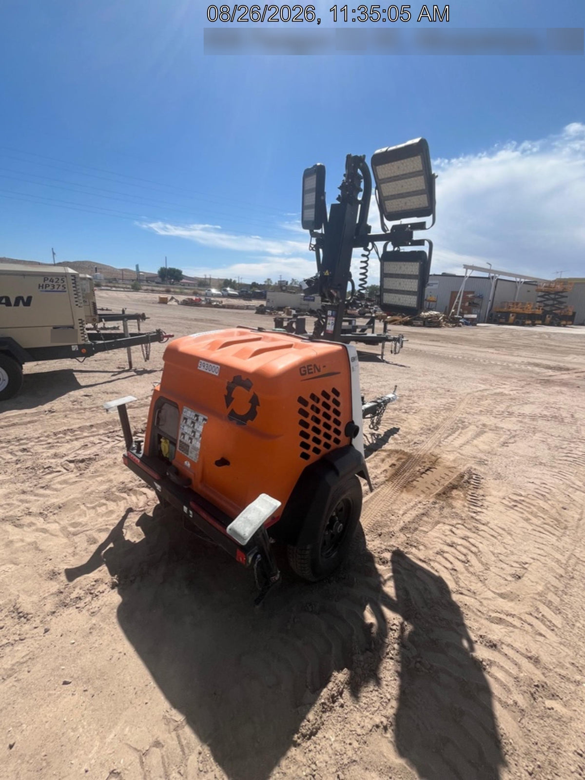 2024 Generac MLT2 Diesel, Flex Switch 120V Input, Powerzone Controller, 
(4) 320W LED Lights, 4kW Generator, 39.9 Gal Fuel Tank, 2" Ball, T3