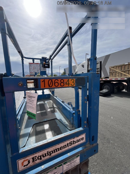 2020 Genie GS-1930 Solid Non Marking Tires, Beacon, Folding rails with half height swing gate, 800W Inverter