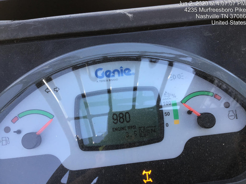 2020 Genie GTH-636 Canopy, Solid Tires, Work Lights, Beacon, Aux Hydraulics, Back up Alarm