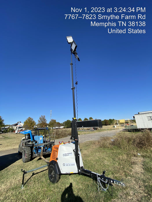 2023 Generac MLT2 Diesel, Flex Switch 120V Input, Powerzone Controller, (4) 320W LED Lights, 4kW Generator, 39.9 Gal Fuel Tank, 2" Ball, T3