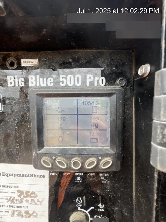 2020 Miller Electric BB500 BIG BLUE 500 PRO (KUBOTA) DELUXE W/ ARCREACH