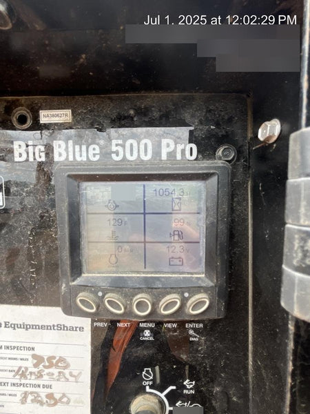 2020 Miller Electric BB500 BIG BLUE 500 PRO (KUBOTA) DELUXE W/ ARCREACH