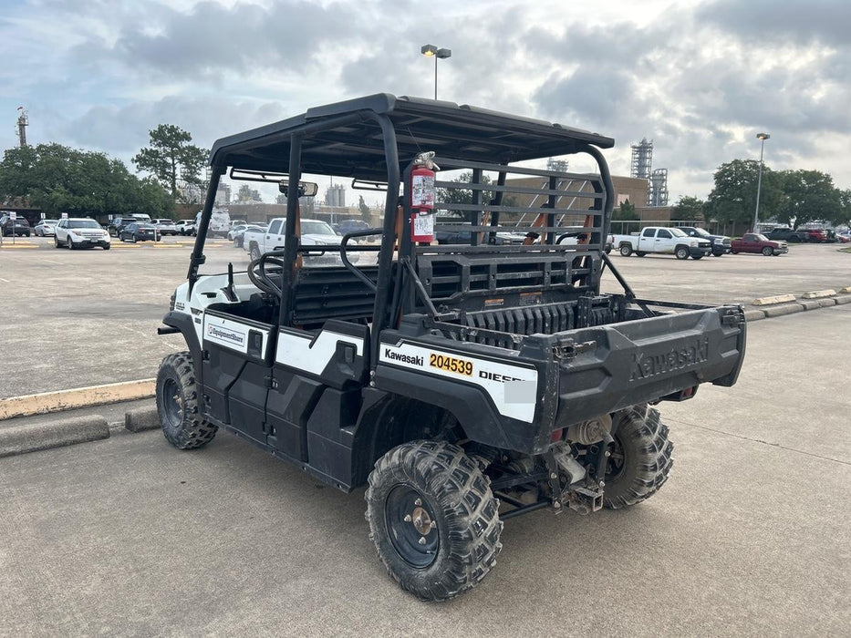 2022 Kawasaki Mule PRO-DXT Standard Options, Backup Alarm, Beacon, Plastic Hard Top, Poly Windshield, Horn Kit
