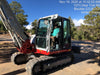 2020 Takeuchi TB290C Cab/Heat/Air, Rubber Tracks, Manual TAG QC