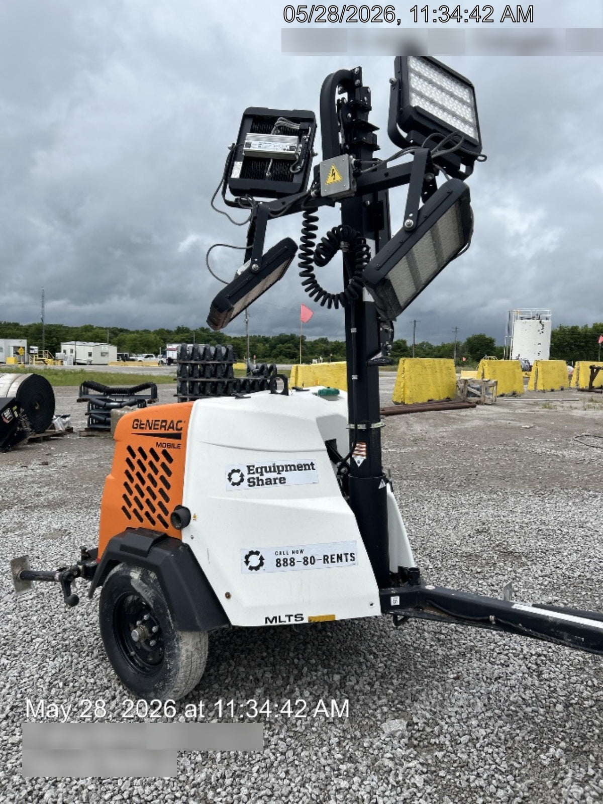 2023 Generac MLT2 Diesel, Flex Switch 120V Input, Powerzone Controller, (4) 320W LED Lights, 4kW Generator, 39.9 Gal Fuel Tank, 2" Ball, T3