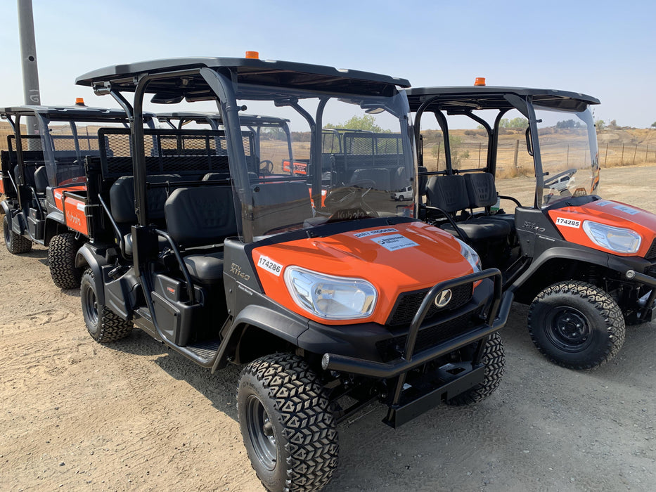 2021 Kubota RTV-X1140W-H Plastic Canopy, Windshield Acrylic Clear, LED Strobe Light, Wire Harness Kit, Back up Alarm
