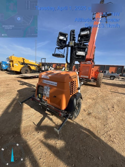 2023 Generac MLT2 Diesel, Flex Switch 120V Input, Powerzone Controller, (4) 320W LED Lights, 4kW Generator, 39.9 Gal Fuel Tank, 2" Ball, T3