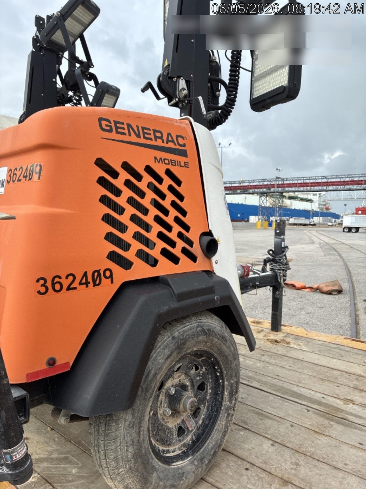 2023 Generac MLT2 Diesel, Flex Switch 120V Input, Powerzone Controller, 
(4) 320W LED Lights, 4kW Generator, 39.9 Gal Fuel Tank, 2" Ball, T3
