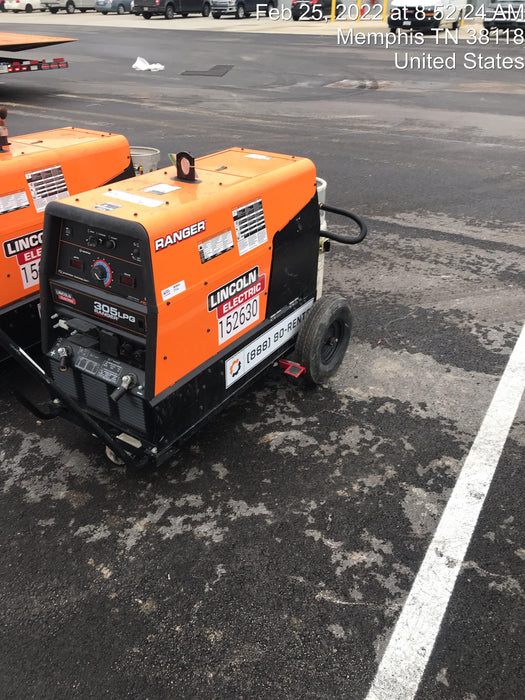 2021 Lincoln Electric Ranger 305 LPG LPG One-Pak (includes undercarriage, tank holder & tank strap) ORANGE