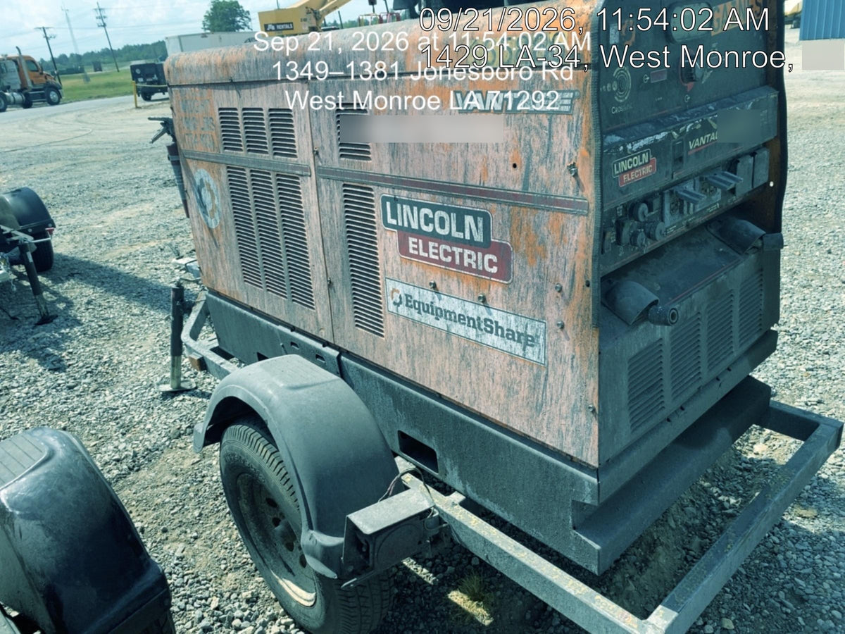 2021 Lincoln Electric Vantage 549X Ready Pak 3, ORANGE (includes trailer, cable rack, fender light kit)