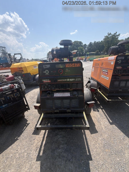 2021 Lincoln Electric Vantage 549X Ready Pak 3, ORANGE (includes trailer, cable rack, fender light kit)