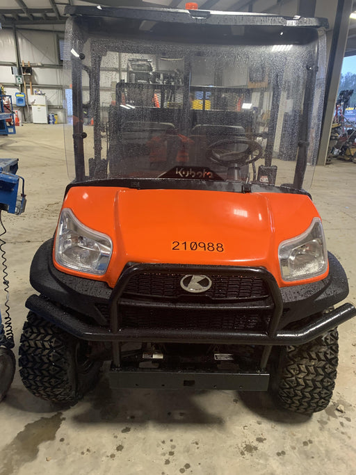 2022 Kubota RTV-X1140W-H Plastic Canopy, Windshield Acrylic Clear, LED Strobe Light, Wire Harness Kit, Back up Alarm