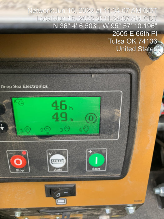 2022 Allmand NLV3GR (4) LED Light Fixture 350W, 23' Vertical Mast, 3kW Prime, Towable, Deep Sea L401, Leveling Jacks, Yanmar T4F 5.8hp