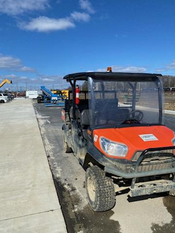 Kubota RTV-X1140W-H 4WD utility cart -LED strobe -Windshield tempered glass -Plastic canopy -Wire harness kit -Backup alarm