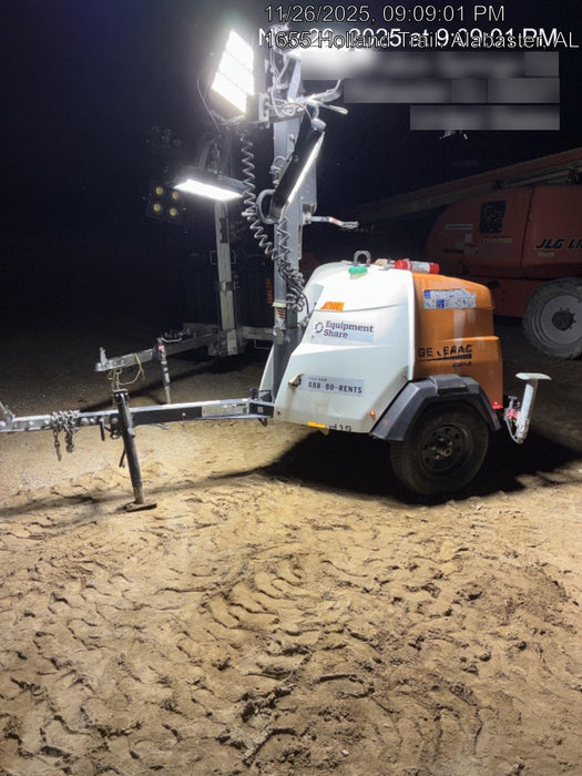 2023 Generac MLT2 Diesel, Flex Switch 120V Input, Powerzone Controller, 
(4) 320W LED Lights, 4kW Generator, 39.9 Gal Fuel Tank, 2" Ball, T3