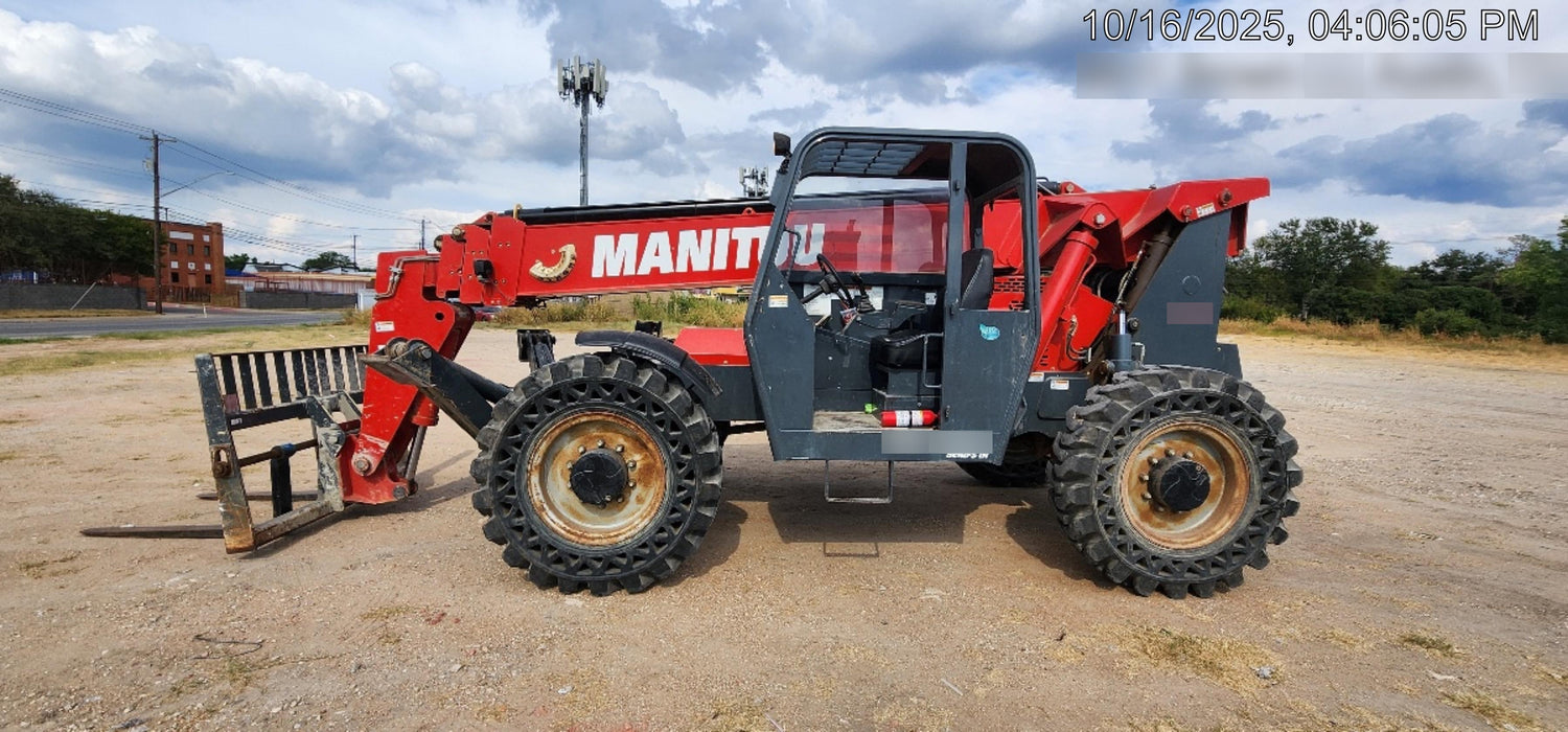 2019 Manitou MTA10055 MTA10055 - 120 HP T4, Canopy, Worklights/Strobe, Beacon, 66" Carriage, 60" Forks, Solid Tires, Lift Hook, Aux Hydraulics