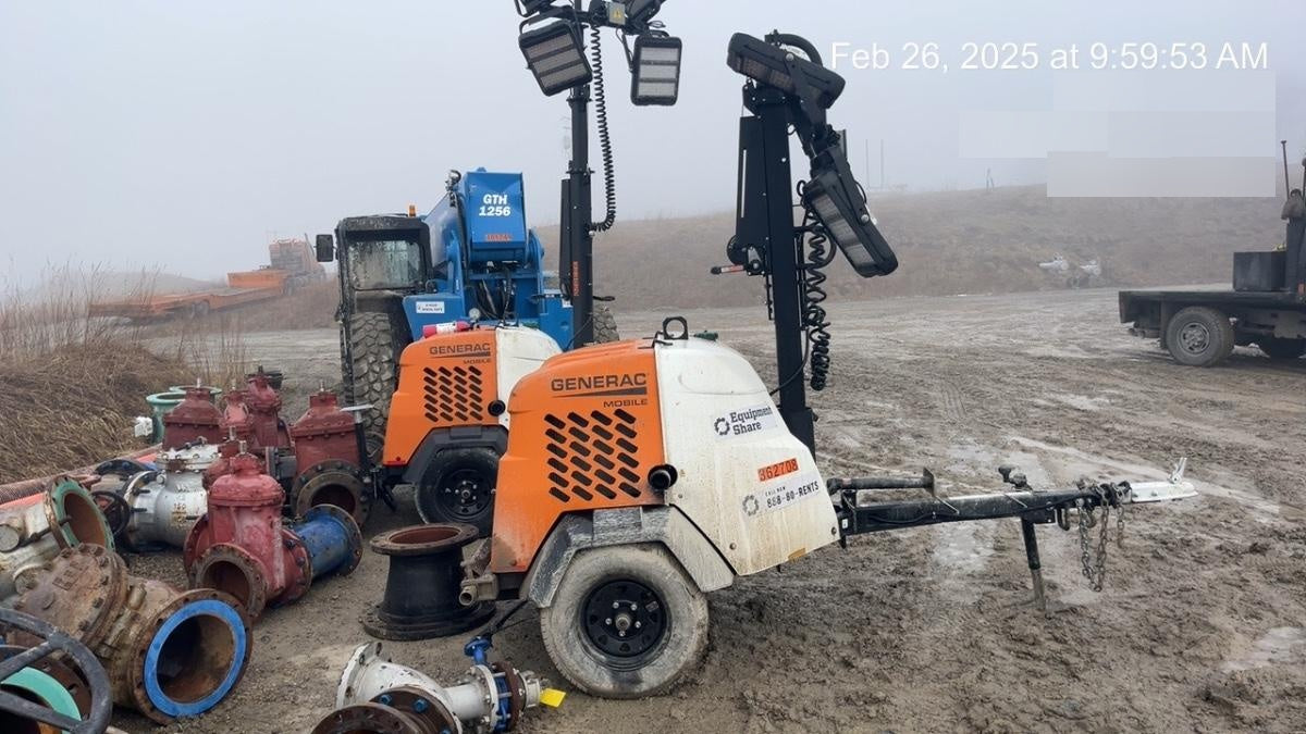 2023 Generac MLT2 Diesel, Flex Switch 120V Input, Powerzone Controller, 
(4) 320W LED Lights, 4kW Generator, 39.9 Gal Fuel Tank, 2" Ball, T3