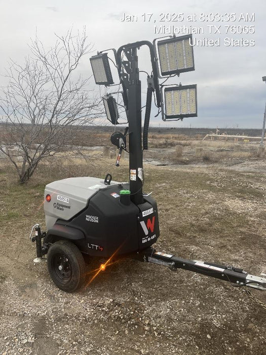 2024 Wacker Neuson LTT4 Diesel, Kohler KDW702, Deep Sea Controller, Auto Start, LED 320W, Bypass Outlet, T3