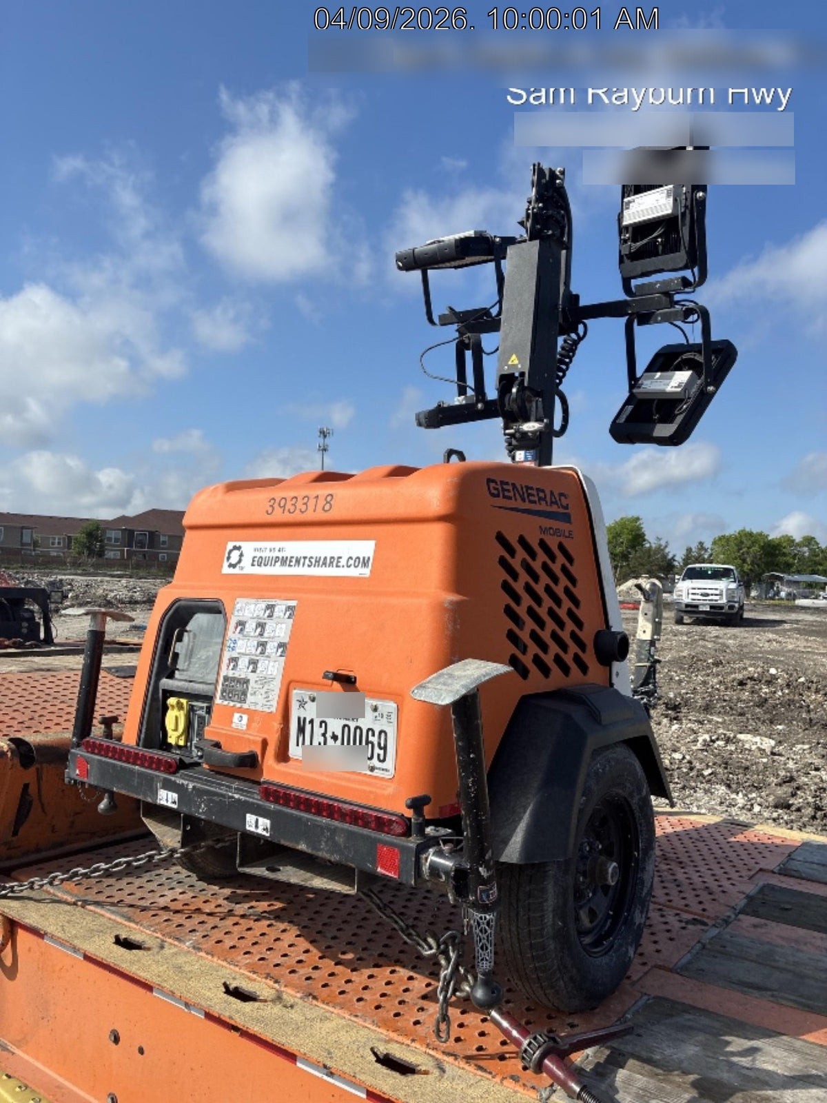 2024 Generac MLT2 Diesel, Flex Switch 120V Input, Powerzone Controller, 
(4) 320W LED Lights, 4kW Generator, 39.9 Gal Fuel Tank, 2" Ball, T3