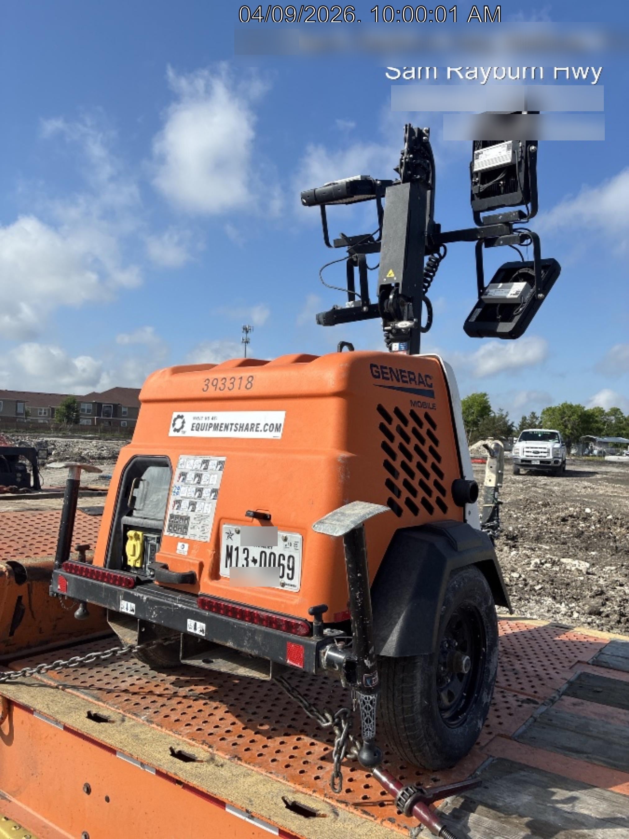 2024 Generac MLT2 Diesel, Flex Switch 120V Input, Powerzone Controller, 
(4) 320W LED Lights, 4kW Generator, 39.9 Gal Fuel Tank, 2" Ball, T3