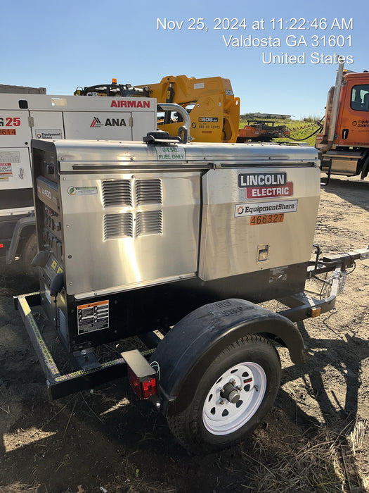 2024 Lincoln Electric LE400 Kubota V1505, Trlr, Cable Rack, Light Kit, ES Decals, T3