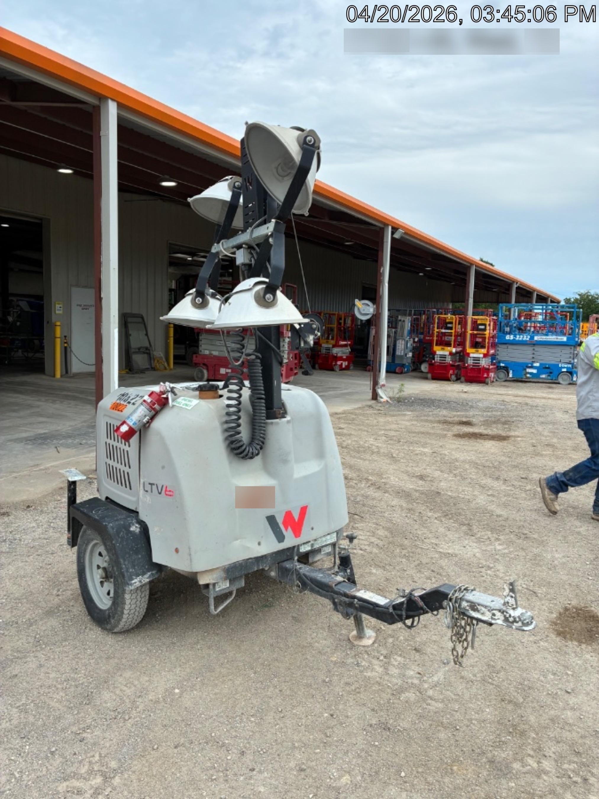 2018 Wacker Neuson LTV6K-MH Wacker Neuson LTV6K Towable Light Tower