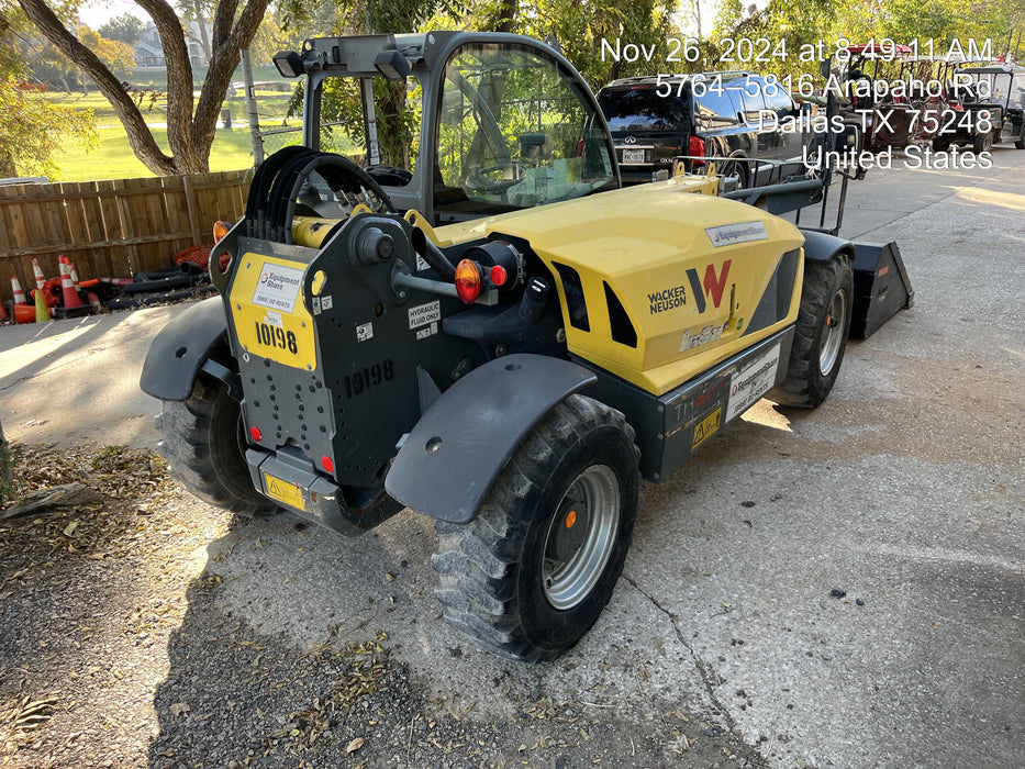 2018 Wacker Neuson TH627 Wacker Neuson TH627 Telehandler w/Canopy, Solid Tires, 48" Carriage and Forks