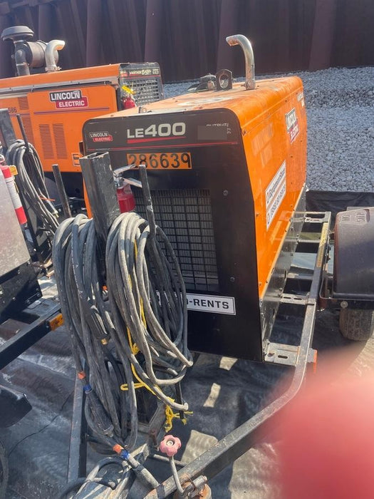 2022 Lincoln Electric LE400 Kubota V1505, Trlr, Cable Rack, Light Kit, ES Decals, T3