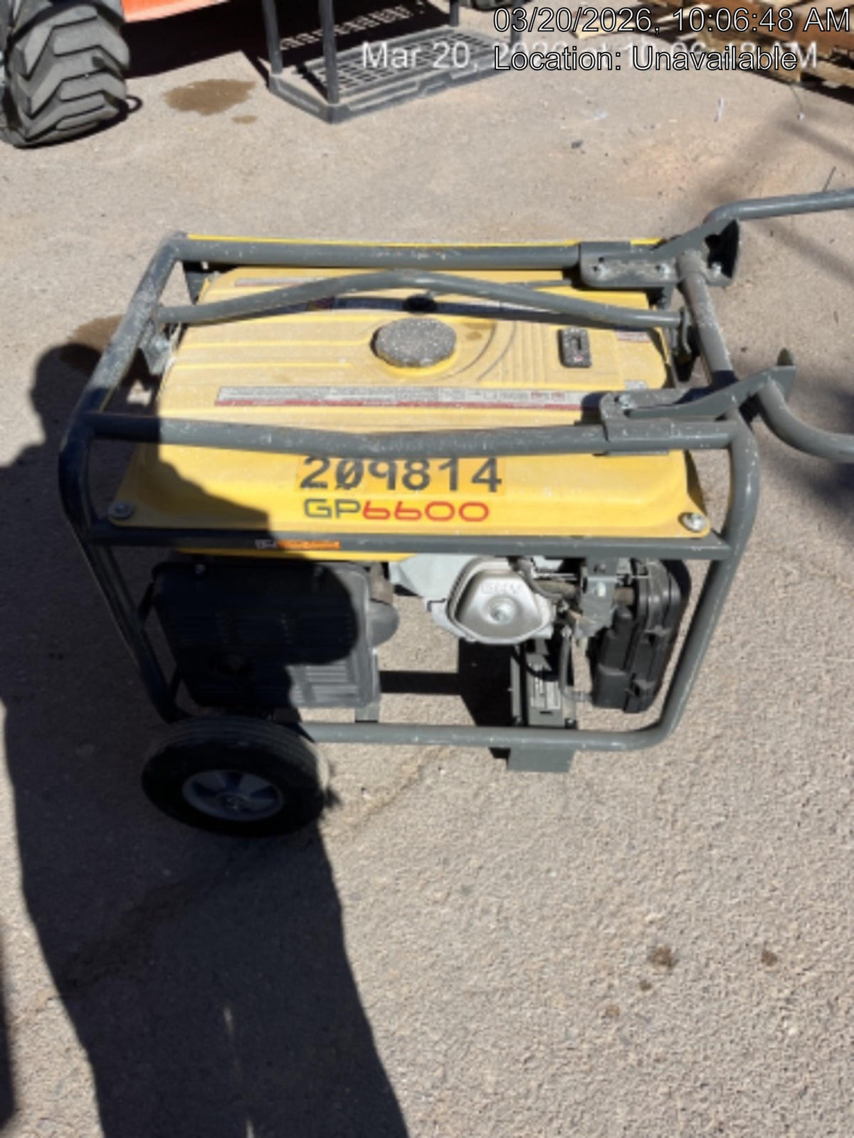 2022 WACKER NEUSON GP6600A