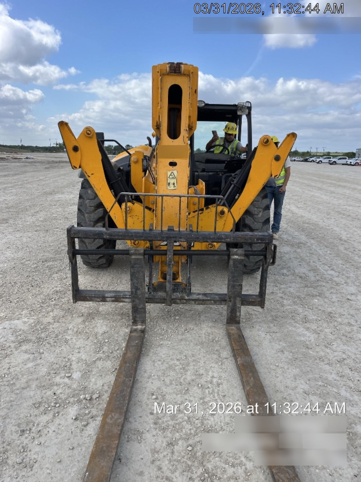 2019 JCB 510-56 Canopy, 74 HP, Solid Tires, STD Worklight, Beacon, Aux Hydraulics, Lifting Eye, Back up Alarm w/66" Carriage/60" Forks