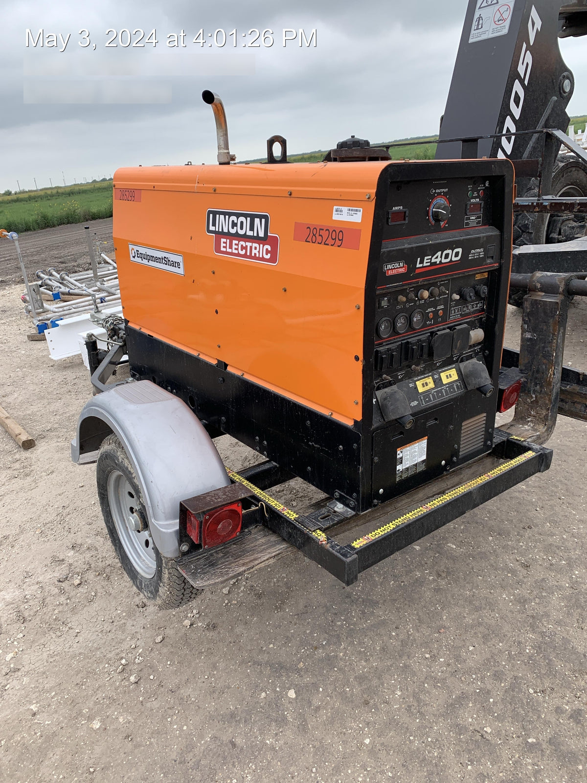 2022 Lincoln Electric LE400 Kubota V1505, Trlr, Cable Rack, Light Kit, ES Decals, T3