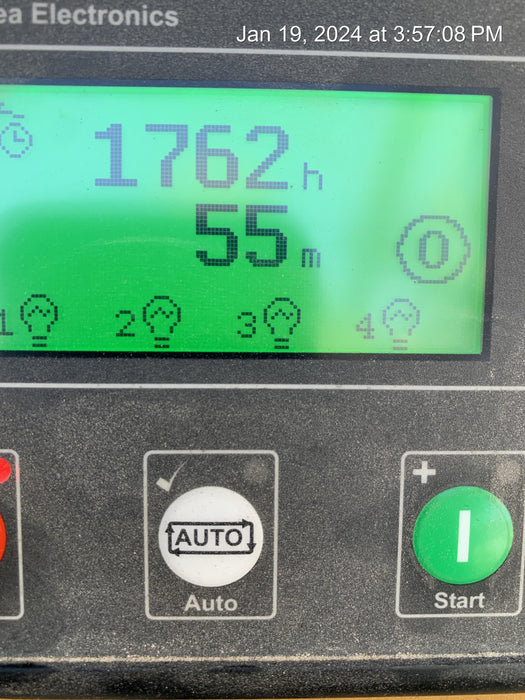 Allmand NLV3GR (4) LED Light Fixture 350W, 23' Vertical Mast, 3kW Prime, Towable, Deep Sea L401, Leveling Jacks, Yanmar T4F 5.8hp