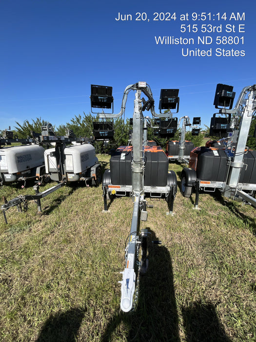 2024 Wanco WLTT-4MM4K Diesel, Deep Sea Controller, Shore Power Plug, Auto Start, (4) 350W LED Floodlights, 4kW Generator, 60 Gal Fuel Tank, 2" Ball, T3