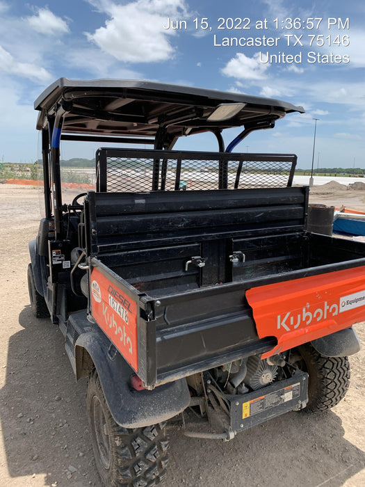 2021 Kubota RTV-X1140W-H Plastic Canopy, Windshield Acrylic Clear, LED Strobe Light, Wire Harness Kit, Back up Alarm