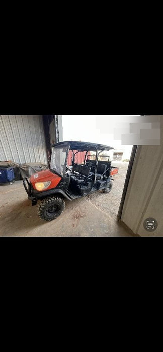 2022 Kubota RTV-X1140W-H Plastic Canopy, Windshield Acrylic Clear, LED Strobe Light, Wire Harness Kit, Back up Alarm