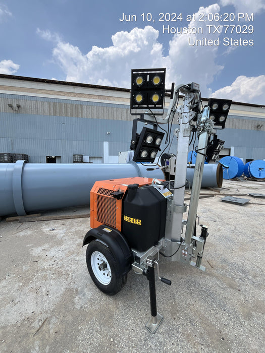 2024 Wanco WLTT-4MM4K Diesel, Deep Sea Controller, Shore Power Plug, Auto Start, (4) 350W LED Floodlights, 4kW Generator, 60 Gal Fuel Tank, 2" Ball, T3
