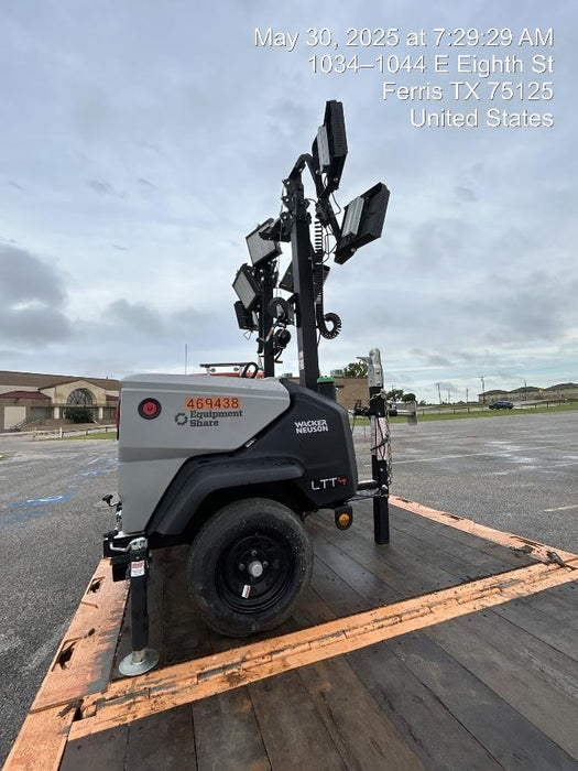 2024 Wacker Neuson LTT4 Diesel, Kohler KDW702, Deep Sea Controller, Auto Start, LED 320W, Bypass Outlet, T3