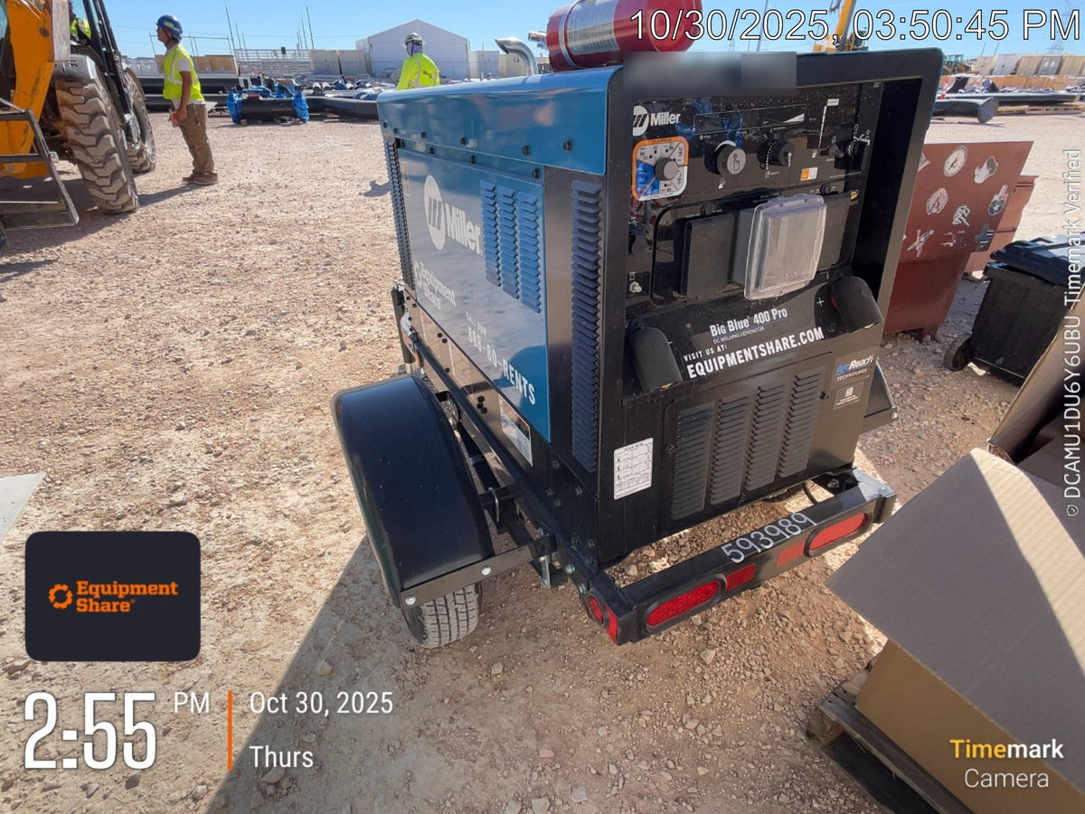 2025 MILLER ELECTRIC BIG BLUE 400