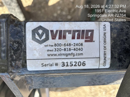 2026 VIRNIG 72" Power Rake - Virnig