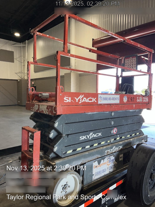 2016 Skyjack SJIII-3226 26' Scissor Lift