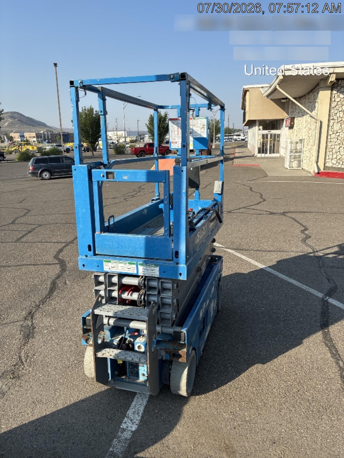 2020 Genie GS-1930 Solid Non Marking Tires, Beacon, Folding rails with half height swing gate, 800W Inverter