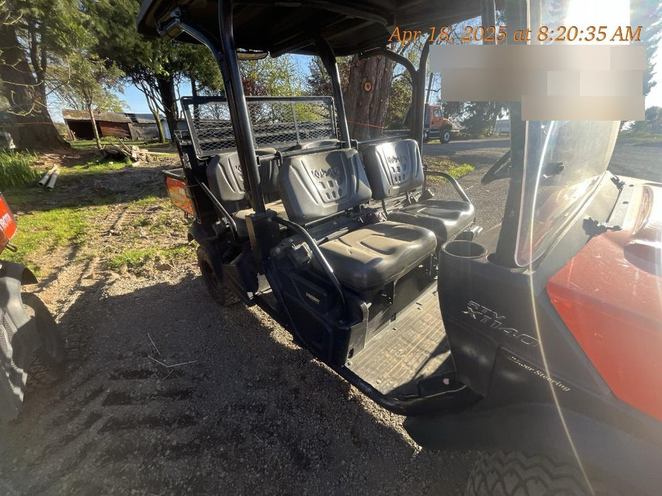 Kubota RTV-X1140W-H 4WD, LED Strobe, Windshield Acrylic Clear, Plastic Canopy, Wire Harness Kit, Backup Alarm